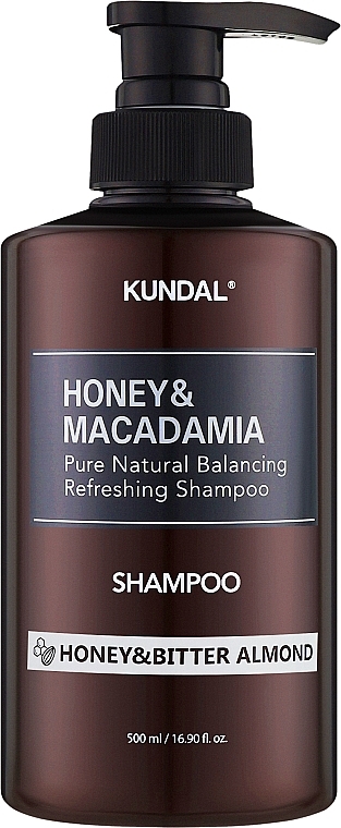 Шампунь "Honey & Bitter Almond" - Kundal Honey & Macadamia Nature Shampoo — фото N1