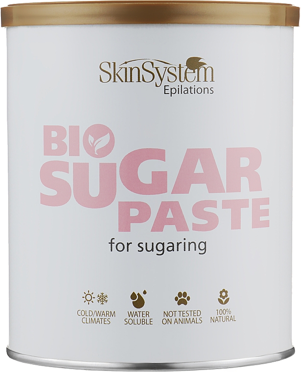 Цукрова паста для депіляції, м'яка, без розігрівання - Skin System Bio Sugar Paste Soft — фото N3