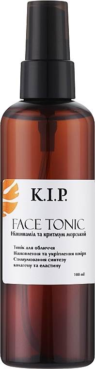 Тонік для обличчя "Ніацинамід та критмум морський" - K.I.P. Face Tonic — фото N1