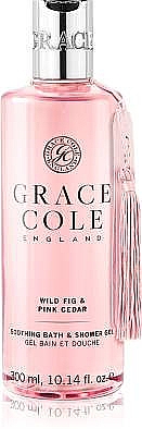 Гель для душу - Grace Cole Wild Fig & Pink Cedar Soothing Bath and Shower Gel — фото N1