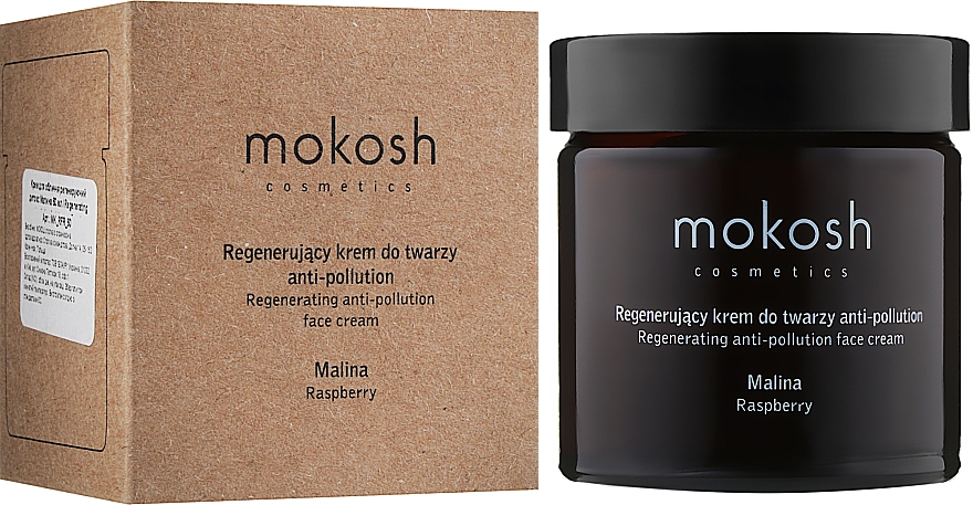 Антивіковий регенерувальний крем для обличчя "Малина" - Mokosh Cosmetics Facial Cream Raspberry — фото N3