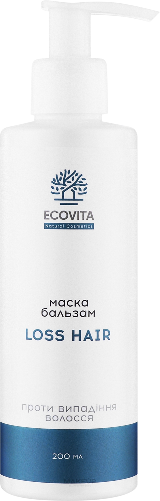 Маска бальзам для волосся - Ecovita Natural Cosmetics Loss Hair — фото 200ml