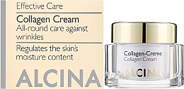 Антивіковий колагеновий крем для обличчя - Alcina Effective Care Collagen Cream — фото N1