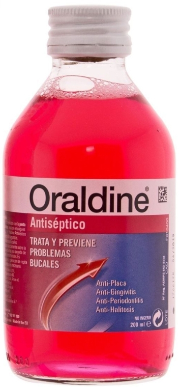 Антисептичний засіб для полоскання рота - Oraldine Antiseptico — фото N1