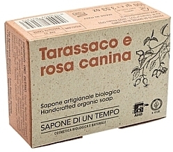 Органическое мыло "Одуванчик и шиповник" - Sapone Di Un Tempo Organic Soap Dandelion And Rosehip — фото N2