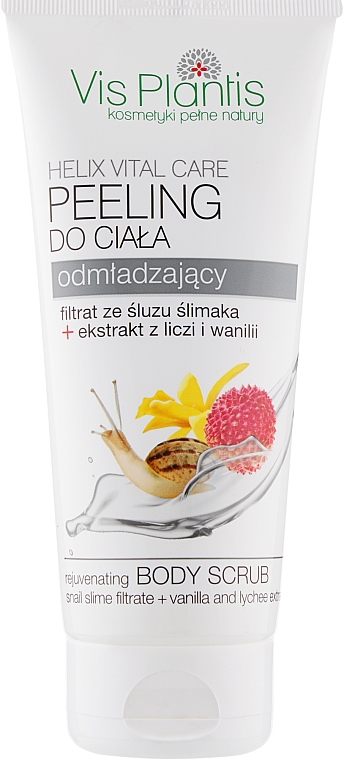 Скраб для тела омолаживающий "Личи и ваниль" - Vis Plantis Helix Vital Care Rejuvenating Creamy Body Scrub — фото N1