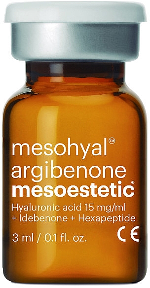 Препарат для біоревіталізації - Mesoestetic Mesohyal Argibenone — фото N2