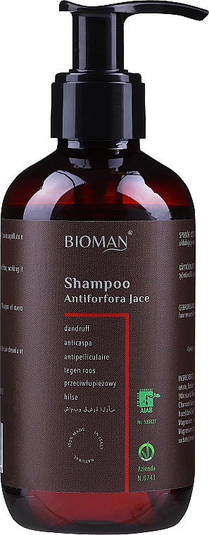 Шампунь против перхоти - BioMAN Jace Anti Dandruff Shampoo — фото N1