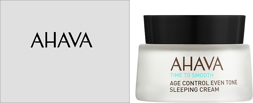 Ночной восстанавливающий крем, выравнивающий тон кожи - Ahava Age Control Even Tone Sleeping Cream (тестер) — фото N2