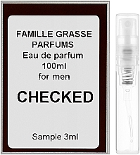 Famille Grasse Parfums Checked - Парфумована вода (пробник) — фото N1