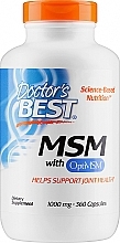 MSM с OptiMSM, 1000 мг, капсули - Doctor's Best — фото N1