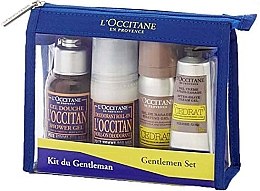 Парфумерія, косметика Набір - L'Occitane Gentlemen Set (sh/gel/75ml + deo/50ml + shaving/gel/30ml + ash/balm/30ml)