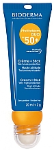 Солнцезащитный крем и стик для губ - Bioderma Photoderm Duo SPF50+ Creme + Stick — фото N1