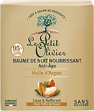 Антивозрастной ночной бальзам для лица с аргановым маслом - Le Petit Olivier Night Balm Anti-aging Argan Oil — фото N2