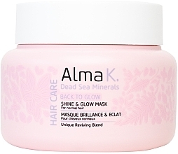 Парфумерія, косметика Маска для блиску та сяйва волосся - Alma K. Back To Glow Shine & Glow Mask