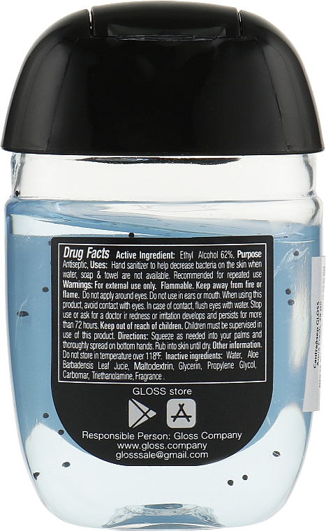 Антисептик для рук - Gloss Company Pocket Bac Aqua Fresh Anti-Bacterial Hand Gel — фото N2