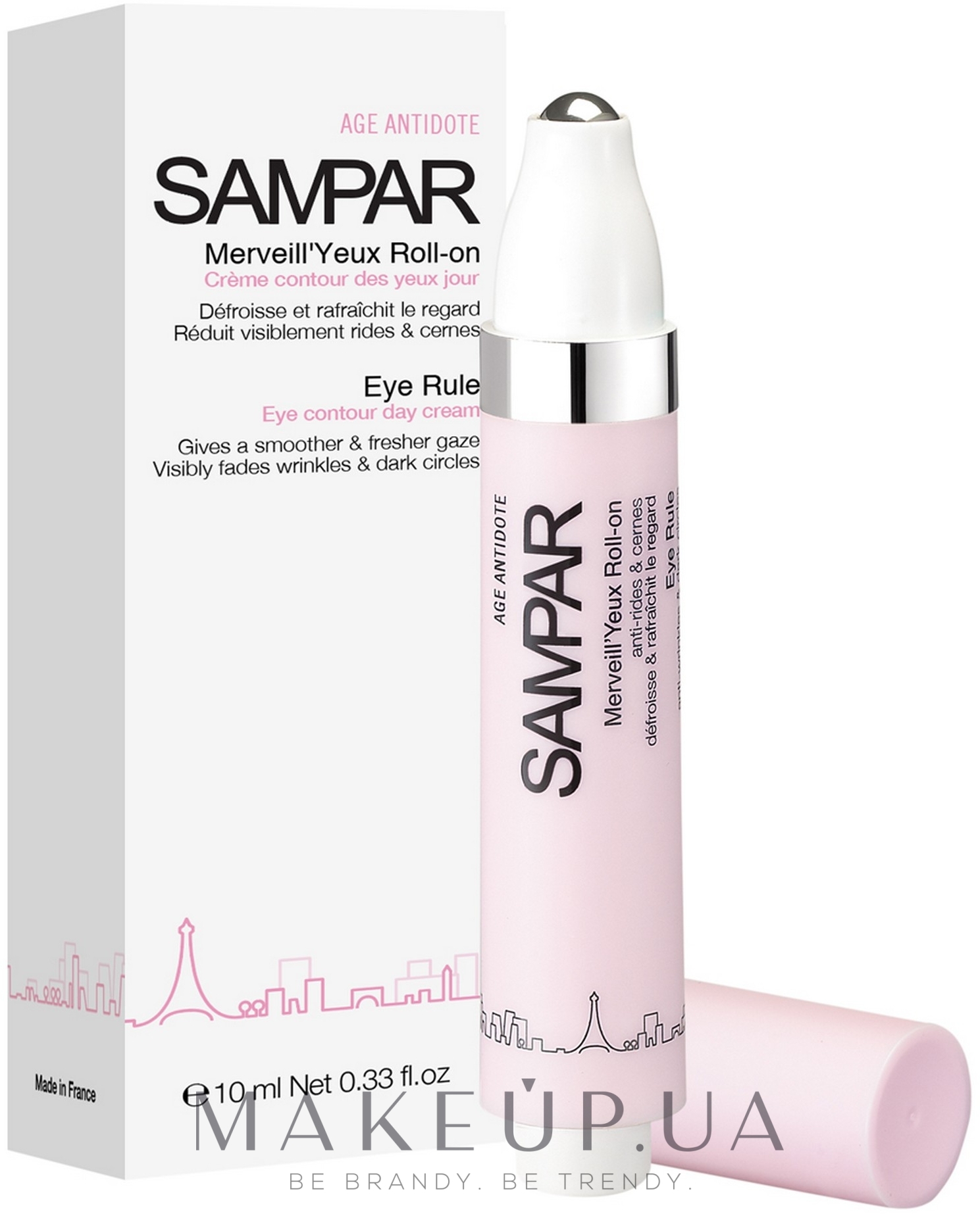 Антивіковий засіб для контуру очей - Sampar Age Antidote Eye Rule — фото 10ml