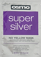 Парфумерія, косметика Маска суперсрібло без жовтого відтінку - Osmo Super Silver No Yellow Mask (пробник)