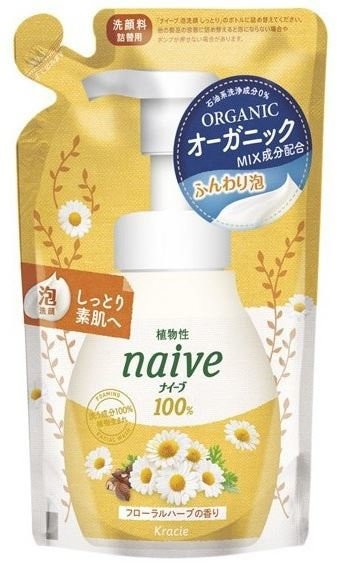 Пінка для вмивання з ароматом квітів і трав - Kanebo Naive (змінна упаковка) — фото N1