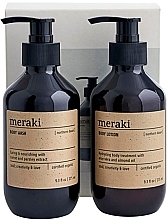 Парфумерія, косметика Набір - Meraki Northern Dawn Body Care Gift Box (sh/gel/275ml + b/lot/275ml)