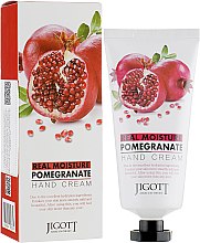 Крем для рук з екстрактом граната - Jigott Real Moisture Pomegranate Hand Cream — фото N1