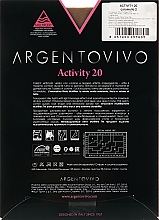 Колготки "Activity" 20 DEN, caramello - Argentovivo — фото N2