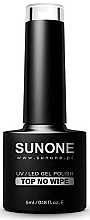 Топ для гель-лаку без липкого шару - Sunone UV/LED Gel Polish Top No Wipe — фото N1