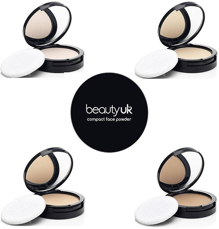 Компактна пудра для обличчя - Beauty UK Compact Face Powder — фото N5