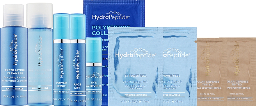 Набор, 9 продуктов - HydroPeptide Wrinkle Rescue Anti-Aging Essentials Kit  — фото N2