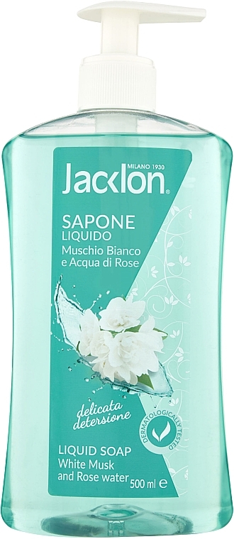 Жидкое мыло "White Musk & Rose Water" - Jacklon Liquid Soap — фото N1