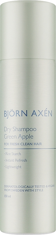 Сухой шампунь с ароматом зеленого яблока - BjOrn AxEn Dry Shampoo Green Apple — фото N1