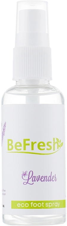 УЦЕНКА Дезодорант-спрей для стоп с экстрактом лаванды - BeFresh Organic Deodorant Spray * — фото N1