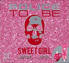 Духи, Парфюмерия, косметика Police To Be Sweet Girl - Набор (edp/40ml + body/lot/100ml)