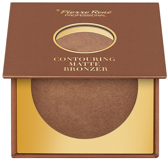 Бронзирующая пудра с матирующим эффектом - Pierre Rene Contouring Matte Bronzer — фото N1