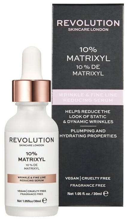 Сыворотка против мелких морщин - Makeup Revolution Skincare Wrinkle & Fine Line Reducing Serum 10% Matrixyl  — фото N1