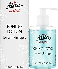 Тонік для обличчя - Mila Perfect Toning Lotion — фото N2