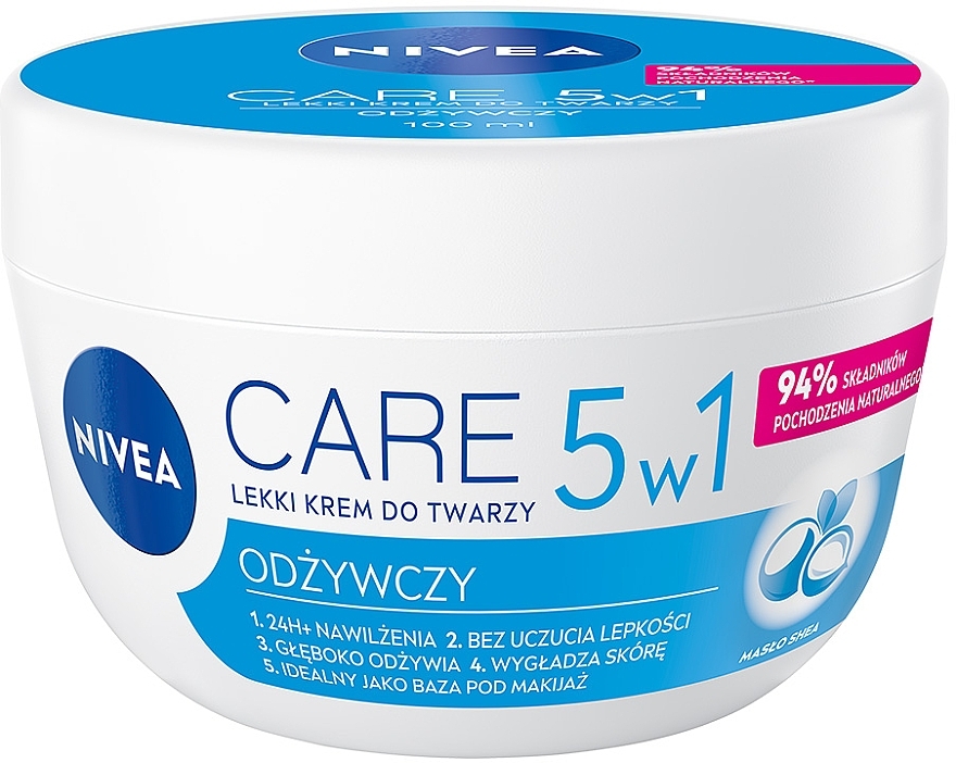 Питательный крем для лица - NIVEA CARE 5in1