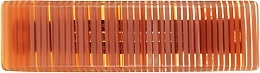 Заколка "Автомат", A56-22, оранжевая в полоску - Mari N. — фото N1
