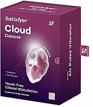 Вакуумный стимулятор - Satisfyer Cloud Dancer Red Print — фото N2