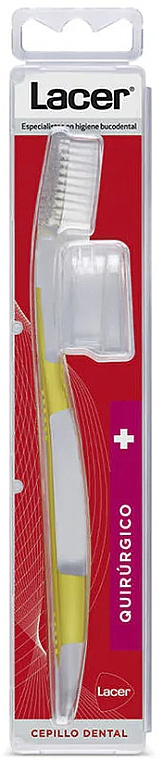 Хирургическая зубная щетка, желтая - Lacer Surgical Toothbrush  — фото N1