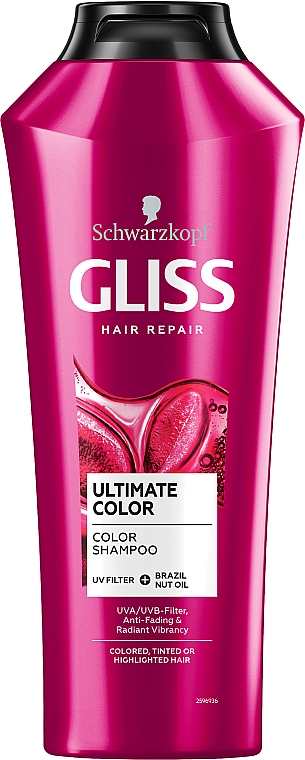 Шампунь "Экстремальная защита цвета" - Gliss Kur Ultimate Color Shampoo — фото N1
