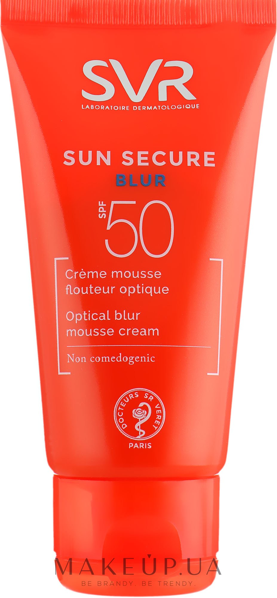 Солнцезащитный крем-мусс - SVR Sun Secure Blur Optical Blur Mousse Cream SPF 50 — фото 50ml