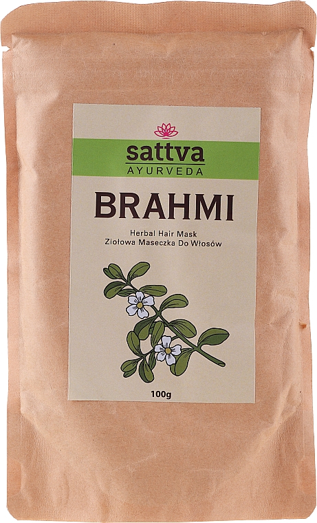 Аюрведическая пудра для волос "Brahmi" - Sattva Brahmi Powder — фото N1