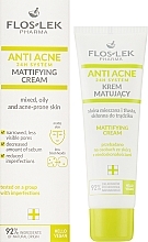 Крем для обличчя - Floslek Mattifying Mixed Oily And Acne-prone Skin Cream — фото N2