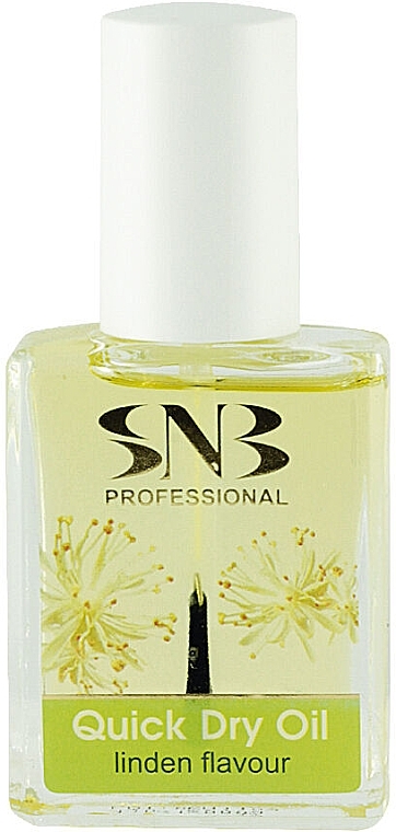 Олія для нігтів і кутикули "Липа" - SNB Professional Nail Care Quick Dry Cuticle Revitalizer Oil Linden — фото N1