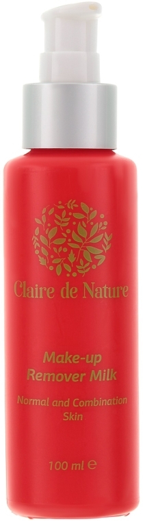 Молочко для снятия макияжа для нормальной и комбинированной кожи лица - Claire de Nature Make-up Remover Milk For Normal And Combination Skin