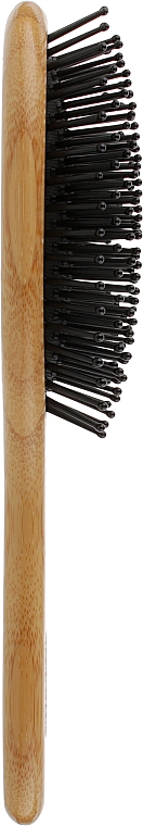 Щетка для волос массажная из бамбука, овальная, 21.5 см - TITANIA — фото N2