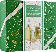 Духи, Парфюмерия, косметика Набор - L'Occitane Verbena Christmas Gift Box (sh/gel/250ml + b/milk/70ml + h/cr/75ml + soap/75g + box)