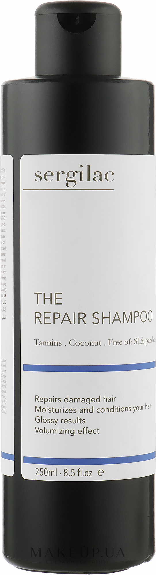 Восстанавливающий шампунь для волос - Sergilac The Repair Shampoo — фото 250ml
