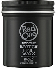 Духи, Парфюмерия, косметика Матовый воск для укладки волос - RedOne Matte Hair Wax Black